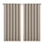 2x Blockout Curtains Panels 3 Layers Eyelet Room Darkening 240x230cm Beige