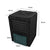 290L Compost Bin Food Waste Recycling Composter Kitchen Garden Composting Black