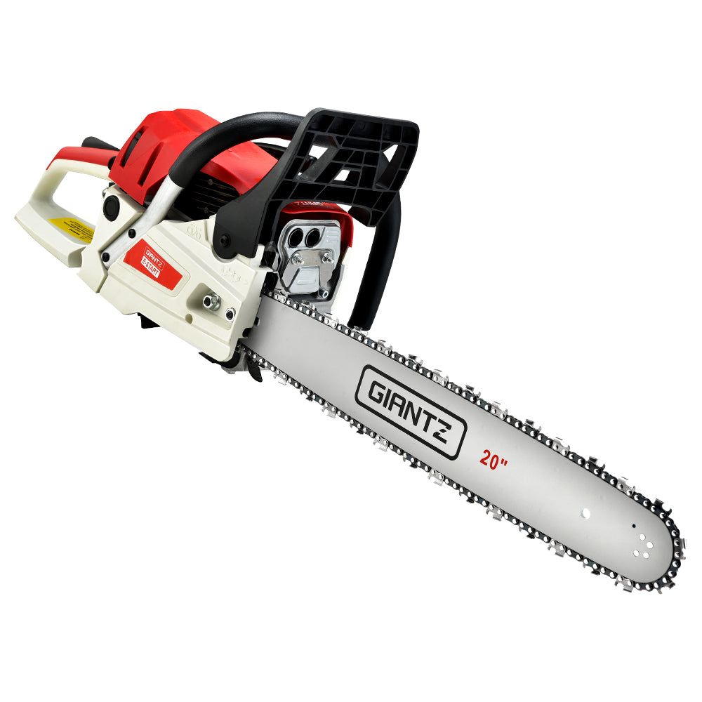 Giantz 62CC Chainsaw Commercial Petrol 20&quot; Bar E-Start 20 Bar Pruning Chain Saw