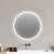 EMITTO LED Wall Mirror Round Anti-fog Bathroom Mirrors Makeup Light Decor 60cm