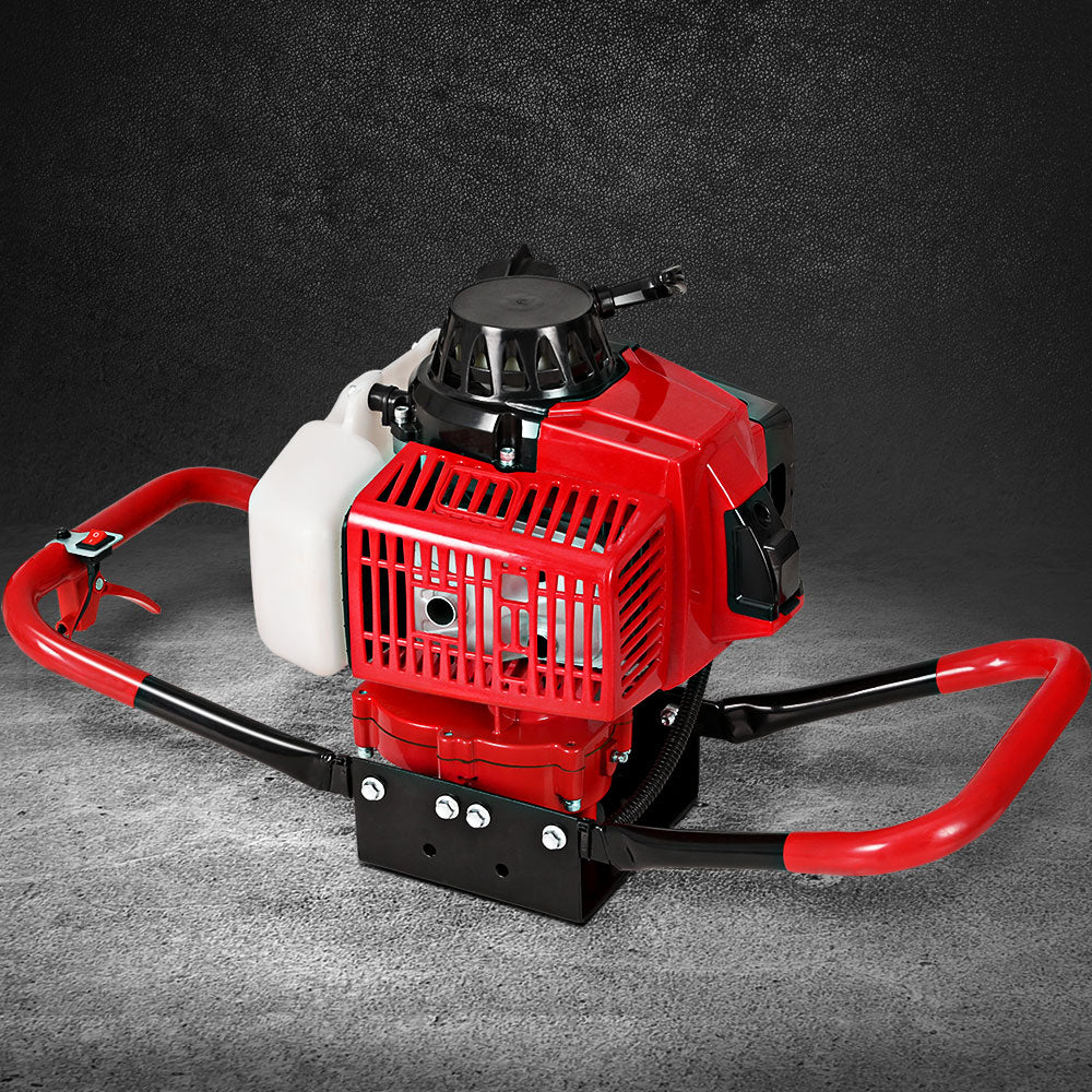 Giantz 92CC Post Hole Digger Only Motor Petrol Diggers Earth