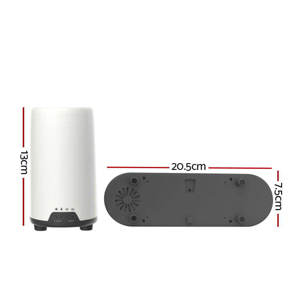 Devanti Ultrasonic Aroma Diffuser LED Flame Light