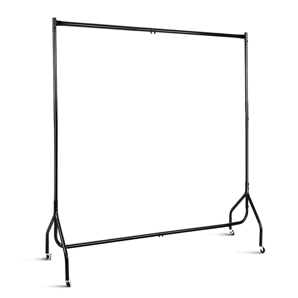 Artiss 6FT Clothes Racks Metal Garment Display Rolling Rail Hanger Airer Stand Portable