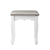 Artiss Dressing Table Stool Makeup Chair Bedroom Vanity Velvet Fabric Grey