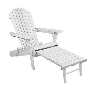 Gardeon Set of 2 Outdoor Sun Lounge Chairs Patio Furniture Lounger Beach Chair Adirondack