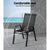 Gardeon 4X Outdoor Stackable Chairs Lounge Chair Bistro Set Patio Furniture