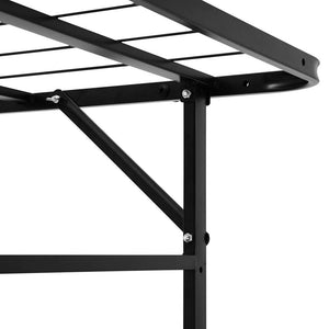 Artiss Folding Double Metal Bed Frame - Black