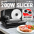 200W  Pronti Deli and Food Electric Meat Slicer Blades Processor Black