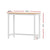 Artiss Bar Table Ari Dining Desk High Solid Wood Kitchen Shelf Wooden White Cafe