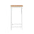 Artiss Bar Table Ari Dining Desk High Solid Wood Kitchen Shelf Wooden White Cafe