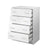 Artiss Tallboy 4 Drawers Storage Cabinet - White