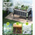 Greenfingers Garden Bed Galvanised Steel Raised Planter Vegetable 80x49x74cm