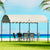 Instahut Gazebo 4x3m Party Marquee Outdoor Wedding Event Tent Iron Art Beige