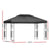 Instahut Gazebo 4x3m Party Marquee Outdoor Wedding Event Tent Iron Art Patio