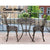 Gardeon 3PC Outdoor Setting Cast Aluminium Bistro Table Chair Patio Bronze