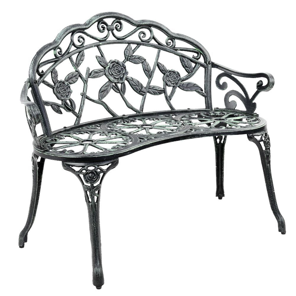 Gardeon Victorian Garden Bench - Green