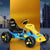 Rigo Kids Pedal Go Kart Ride On Toys Racing Car Plastic Tyre Blue