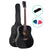 ALPHA 41 Inch Wooden Acoustic Guitar Black