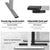Artiss Standing Desk Sit Stand Motorised Height Adjustable Frame Only Grey