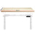 Artiss Electric Standing Desk Height Adjustable Sit Stand Desks White Oak