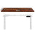 Artiss Electric Standing Desk Adjustable Sit Stand Desks White Brown 140cm