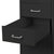 5 Drawers Portable Cabinet Rack Storage Steel Stackable Organiser Stand Black