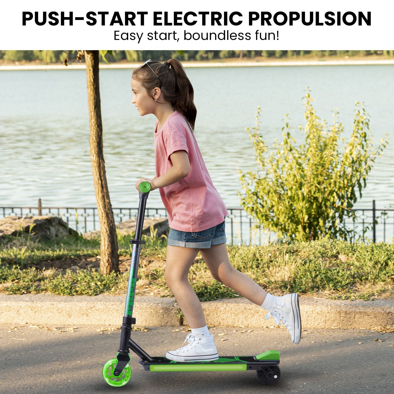 Voyager Scooter Beats Electric Scooter - Green