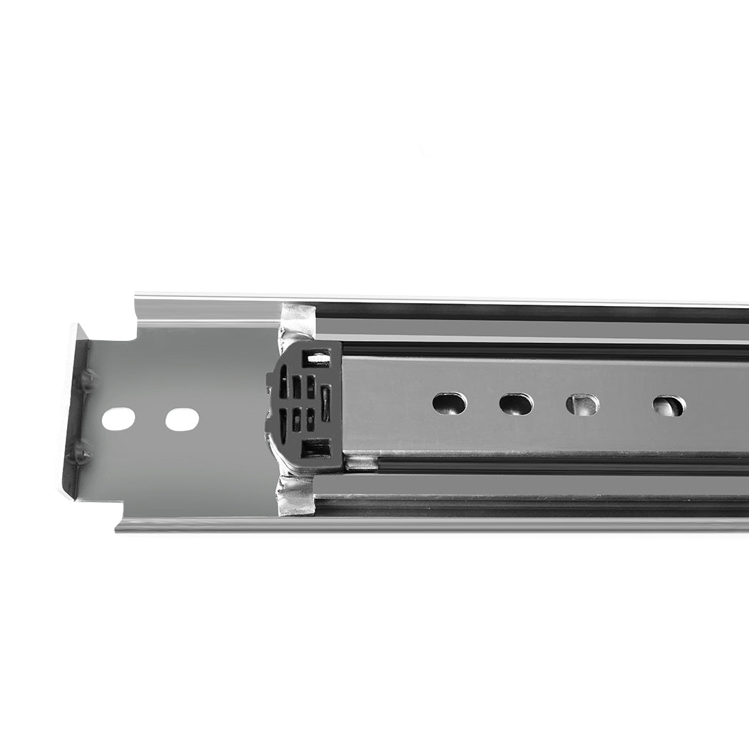 220kg Drawer Slides Locking 1219mm Heavy Duty Full Extension Ball Bearing