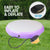 1m Air Track Spot Round Inflatable Gymnastics Tumbling Mat Purple