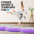 1m Air Track Spot Round Inflatable Gymnastics Tumbling Mat Purple