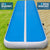 3m x 1m Air Track Inflatable Tumbling Gymnastics Mat - Blue White