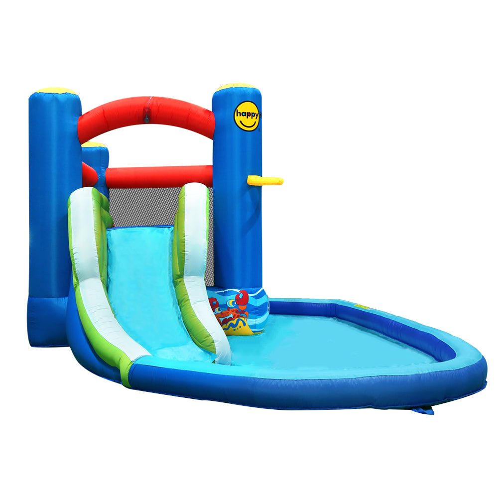 Happy Hop Inflatable Water Jumping Castle Bouncer Kid Toy Windsor Slide Splash