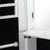 Levede Wall Mounted or Hang Over Mirror Jewellery Cabinet with LED Light White