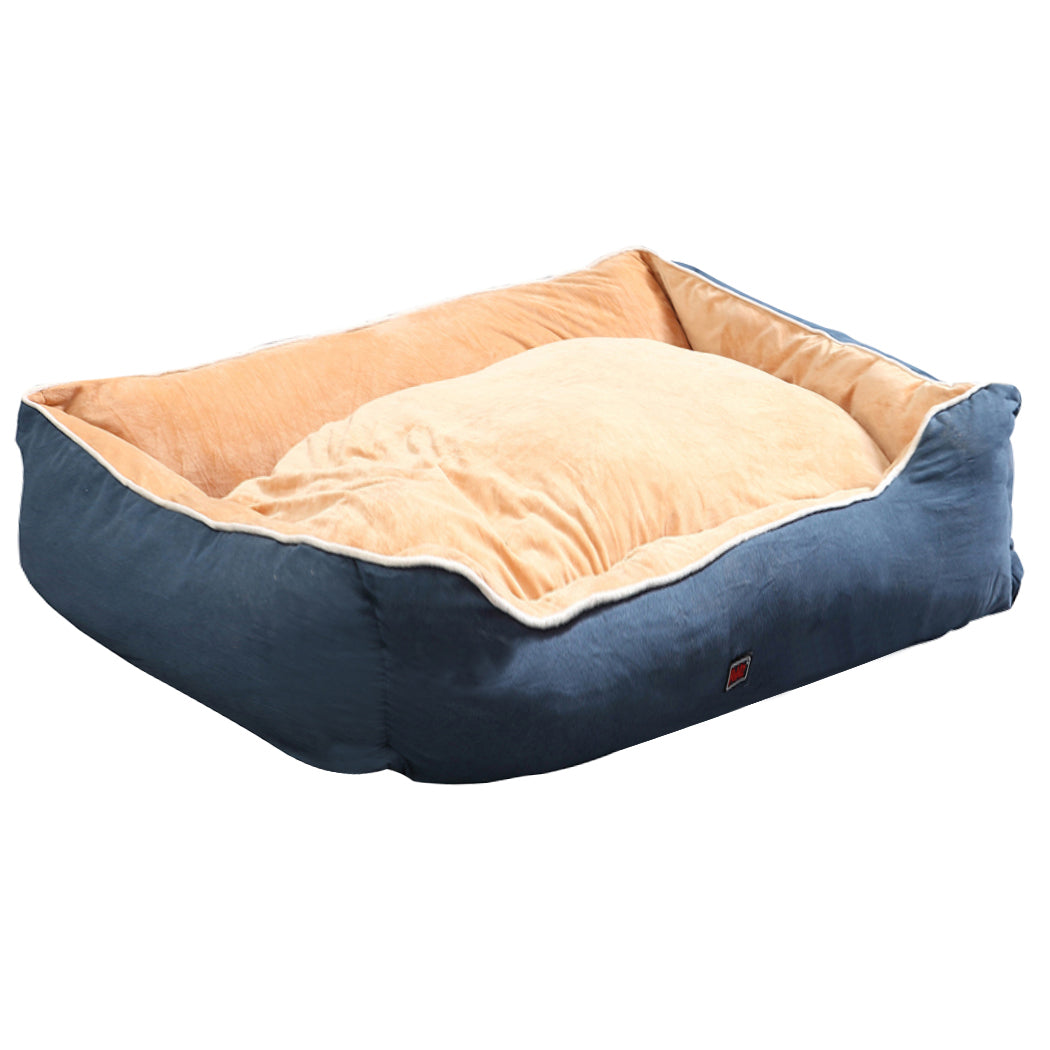 PaWz Pet Bed Mattress Dog Cat Pad Mat Puppy Cushion Soft Warm Washable 3XL Blue