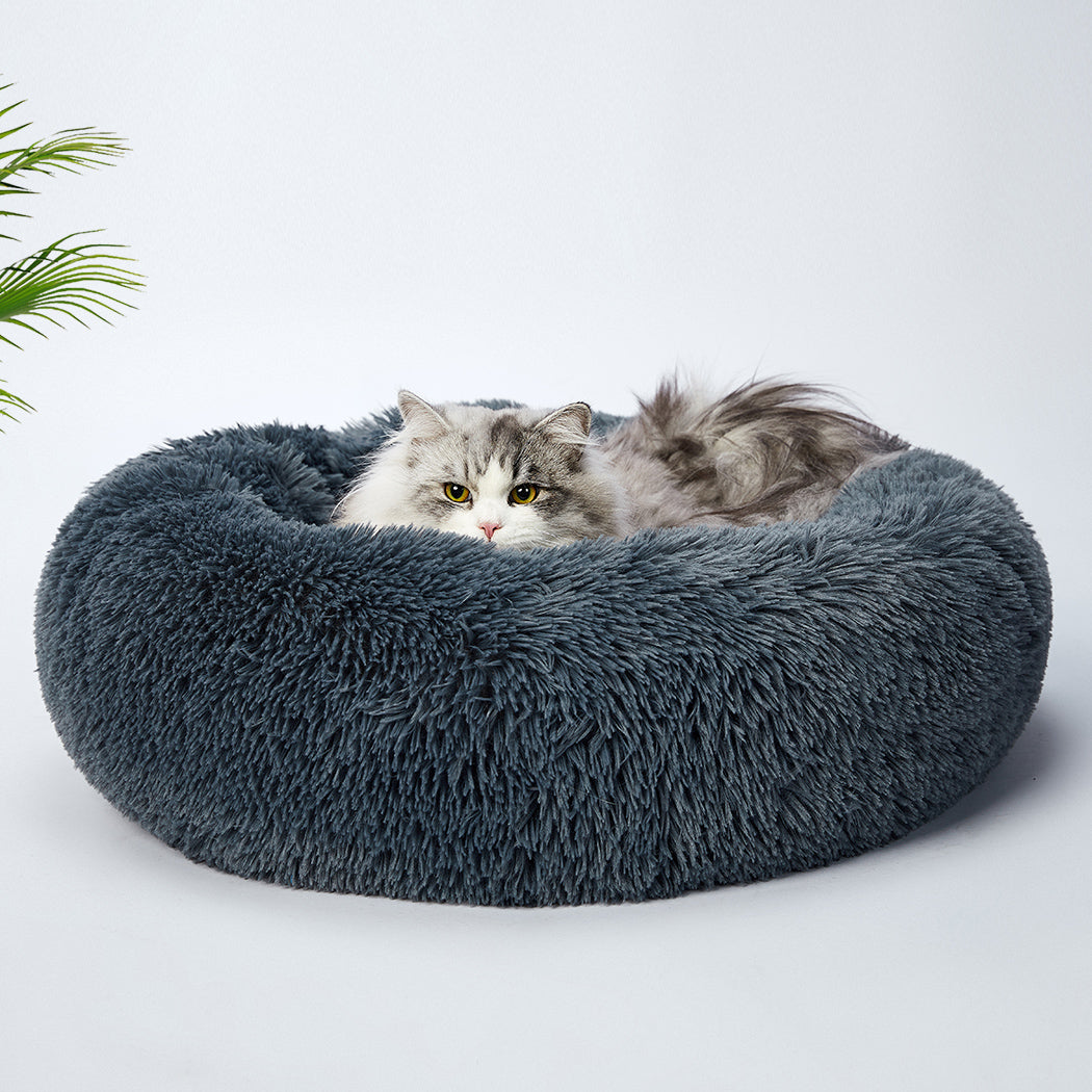 PaWz Pet Bed Dog Beds Mattress Bedding Cat Pad Mat Cushion Winter L Dark Grey