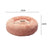 Pet Bed Cat Dog Donut Nest Calming Kennel Cave Deep Sleeping Pink S