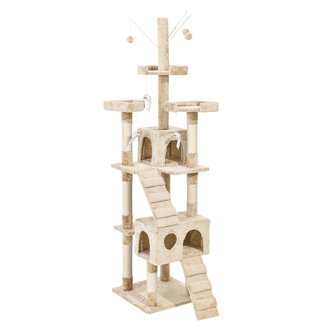 PaWz 2.1M Cat Scratching Post Tree Gym House Condo Furniture Scratcher Tower