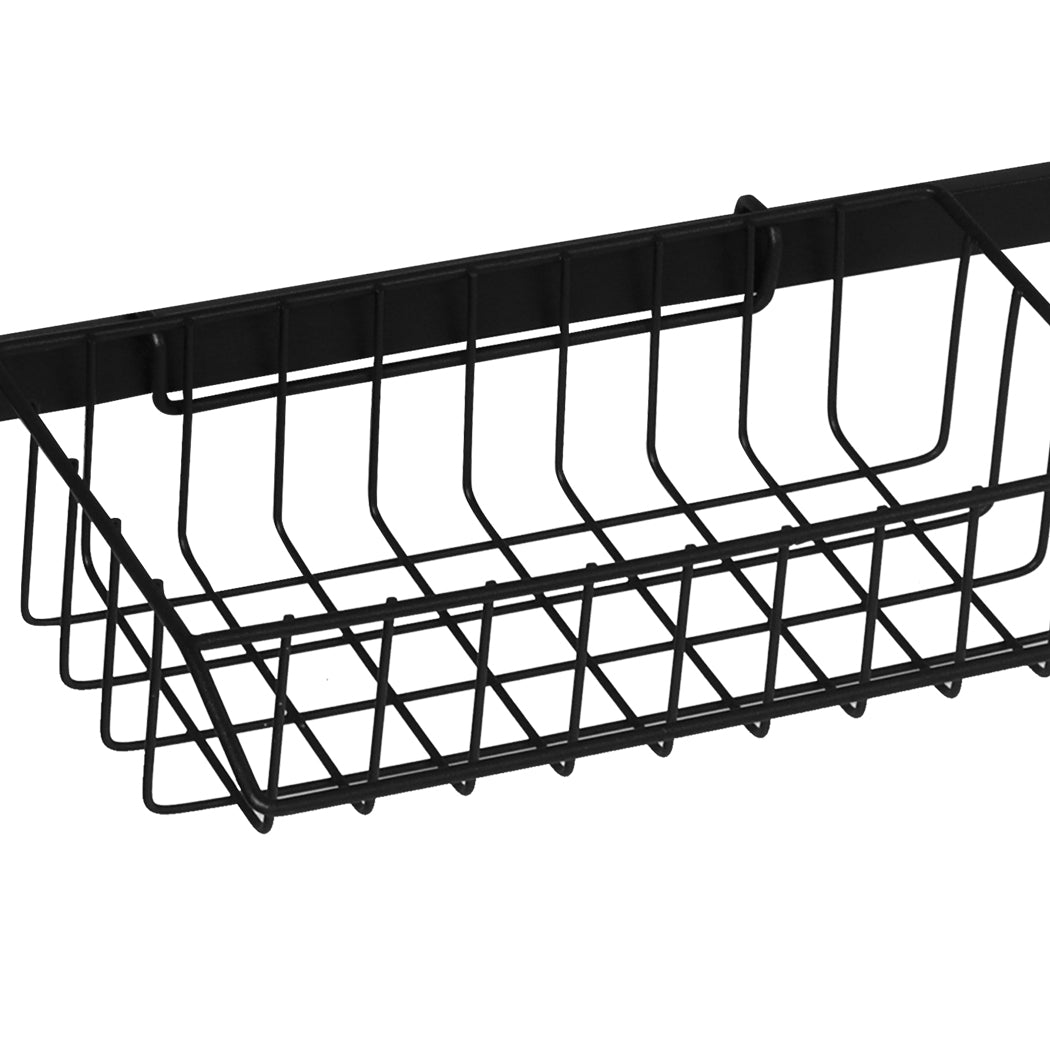 Dish Drying Rack Over Sink Stainless Steel Black Dish Drainer Organizer 2 Tier