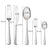 Cutlery Set Knife Fork Spoon Tableware Set Glossy Silver Stainless Steel 30pcs