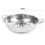 34cm Stainless Steel Twin Mandarin Duck Hot Pot Induction Cooker Without Lid