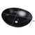 Wash Basin Oval Ceramic Hand Bowl Bathroom Sink Vanity Above Counter Matte Black