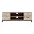 Artiss TV Cabinet Entertainment Unit Stand Industrial Wooden Metal Frame 132cm Oak