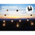 Jingle Jollys 34m Solar Festoon String Lights Outdoor Christmas Light 30 LEDs