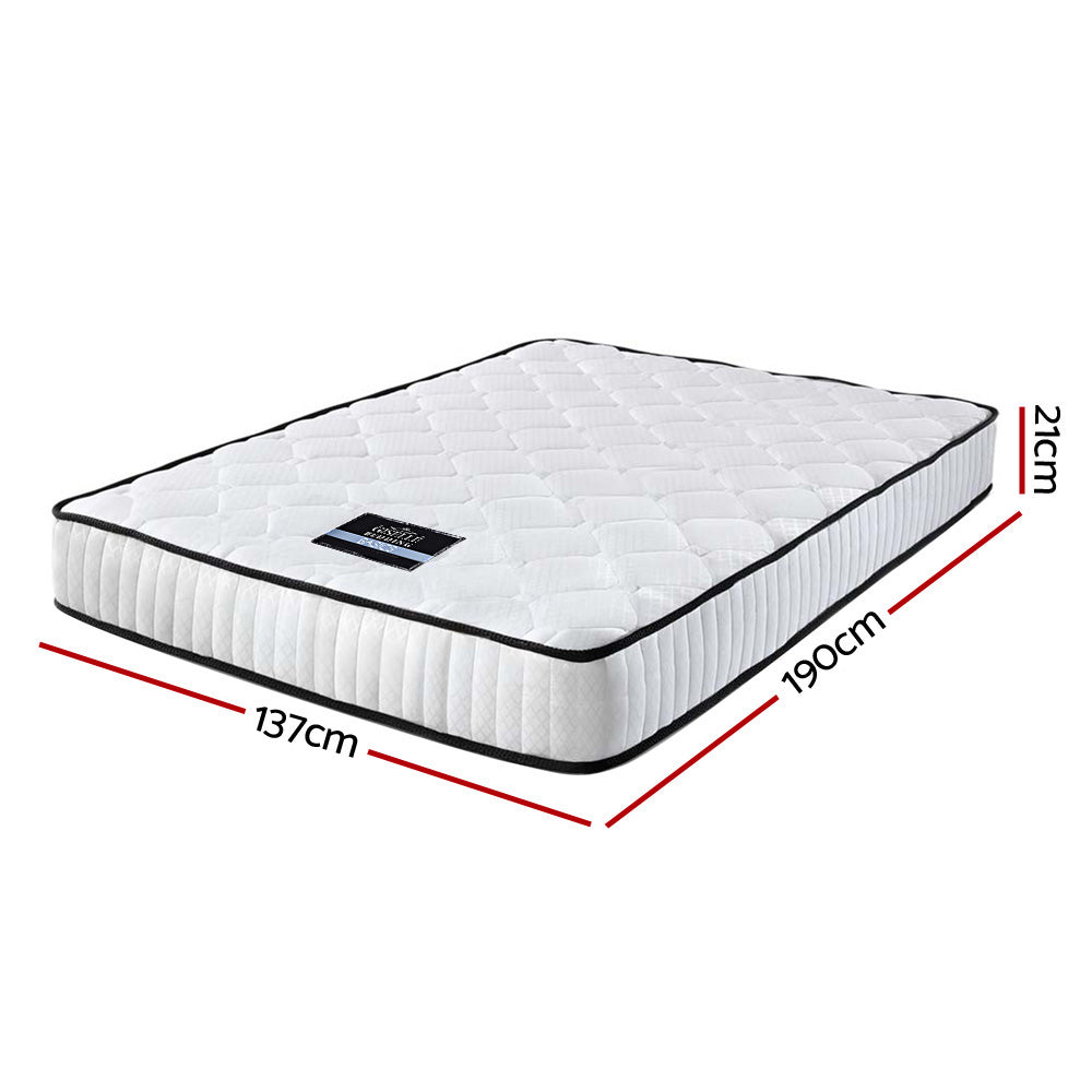 Giselle Bedding Peyton Pocket Spring Mattress 21cm Thick Double