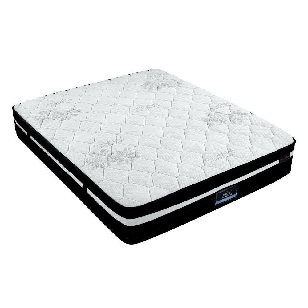 Giselle King Single Bed Mattress Size Extra Firm 7 Zone Pocket Spring Foam 28cm