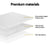 Giselle Bedding Memory Foam Mattress Topper 7-Zone Airflow Pad 8cm King White
