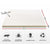 Giselle Bedding Memory Foam Mattress Topper w/Cover 8cm - Double