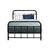 Artiss LEO Metal Bed Frame - Single (Black)