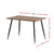 Artiss Dining Table 4 Seater Kitchen Cafe Wooden Table Rectangular 120CM