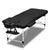 Zenses 2 Fold Portable Aluminium Massage Table Massage Bed Beauty Therapy Black 55cm